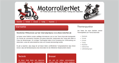 Desktop Screenshot of motorrollernet.de